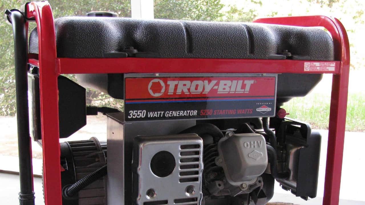 Troy-Bilt fuel generator