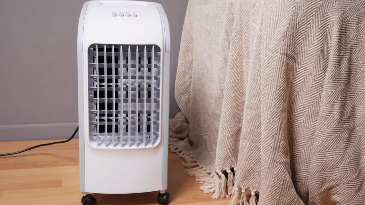 Portable air conditioner and humidifier
