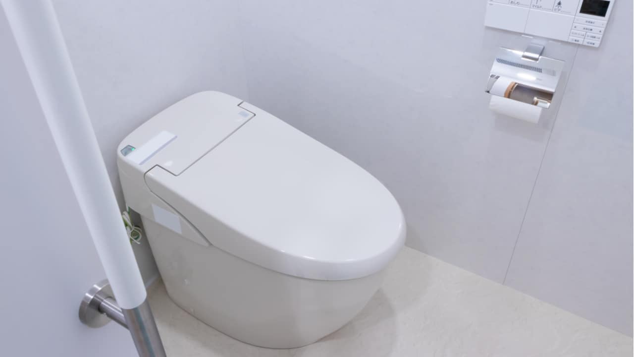 Upflush tankless toilet